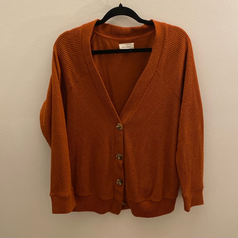 Burnt Orange Cardigan